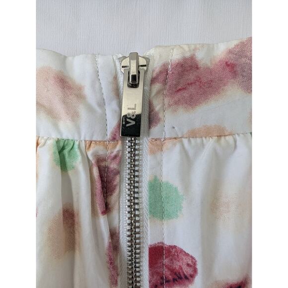 Victorio & Lucchino Mini Skirt Skater Water Color Dots Coquette Size 3 US 6 - Picture 5 of 11